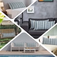 thumbnail image 6 of Blue Geometric Body Pillow Covers 20"x54", Modern Abstract Art Vintage Boho Soft Brushed Microfiber Breathable Throw Pillow Covers, Pillowcase with Zipper for Couch Sofa Bedroom Living Room, 6 of 9