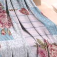 thumbnail image 3 of Pioneer Flower Floral Print Pattern Blanket,Comfortable Soft Flannel Throw Blanket,All Season,Warm Lightweight Blankets for Sofa Bed Couch Living Room Chair,30"x40", 3 of 4