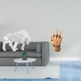 thumbnail image 2 of Figura moderna de resina de un toro y manos de amantes. Escultura abstracta coleccionable para entrada, mesa, escritorio, estante, oficina, dormitorio, 2 of 8