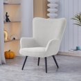 thumbnail image 2 of Porthos Home Kindel Wingback Accent Chair with Ergonomic Contoured Back, Soft Fabric Upholstery, Durable and Corrosion-resistant Powder Coated Steel Legs, Great for Living Rooms and Bedrooms, 2 of 6