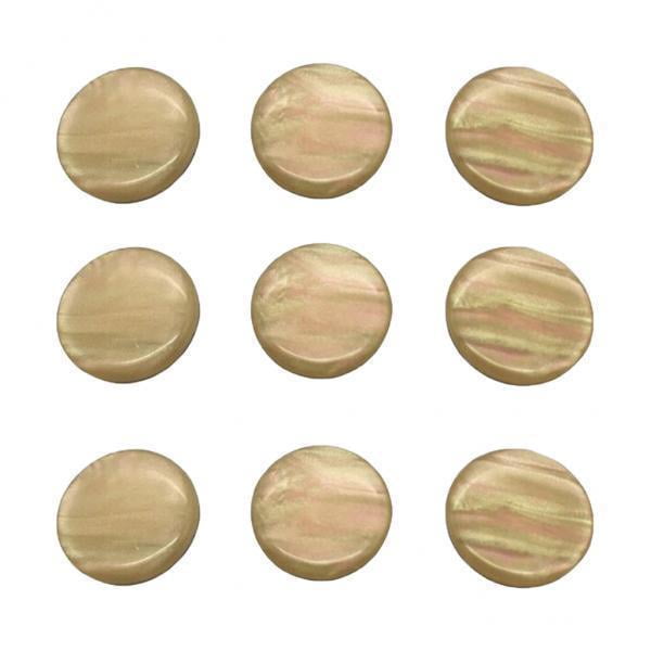 Paquete de 2-6 unidades, 9 Uds., botones de llave de corneta de trompeta de plástico, incrustaciones de perlas para piezas de trompeta El 1.35cm Sunnimix Botones de llave de trompeta