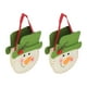 thumbnail image 5 of Dekaim Bolso De Dulces Navideños, Bolso De Tela No Tejida Navideña De 2 Piezas, Bolsa De Regalo Liviana Y Duradera, Utilizada Para Decoración De Fiestas Navideñas(pupazzo di neve di Natale HM2282605B), 5 of 5
