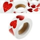 thumbnail image 5 of GOOHOCHY 1 rollo de coloreado pegatinas de corazón adhesivo etiquetas etiquetas regalo bolsa de sellado etiquetas, 5 of 8