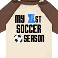 thumbnail image 4 of Inktastic My 1st Soccer Season Boys Long Sleeve Baby Bodysuit, 4 of 5