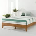 thumbnail image 3 of Best Price Mattress Naturalista Grand 12 Inch Solid Wood Platform Bed with Wooden Slats, Queen, Natural Pine, 3 of 8