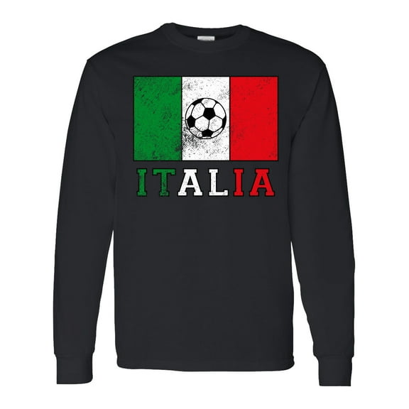 Inktastic Italian Soccer Long Sleeve T-Shirt