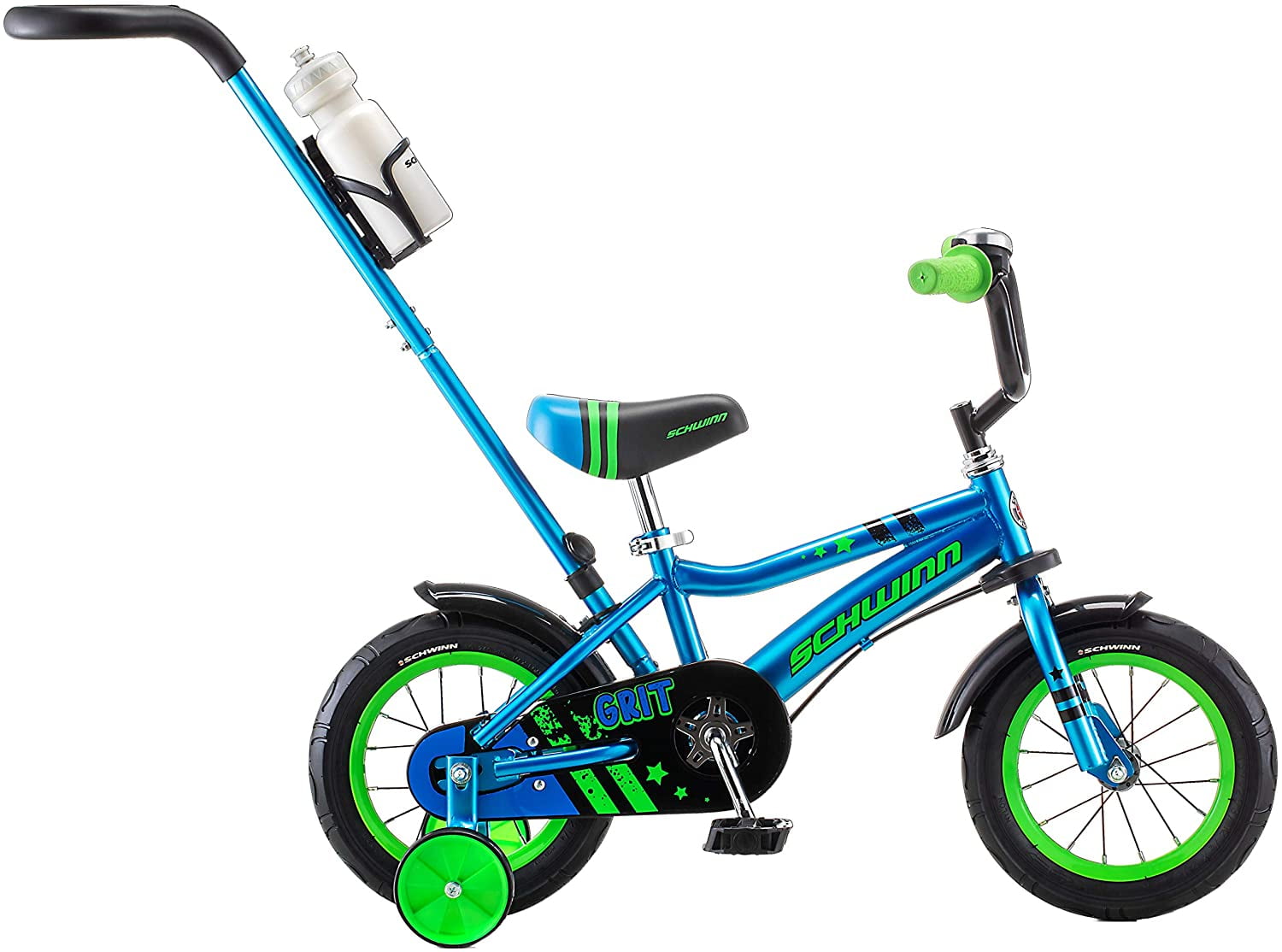 schwinn grit and petunia steerable kids bike