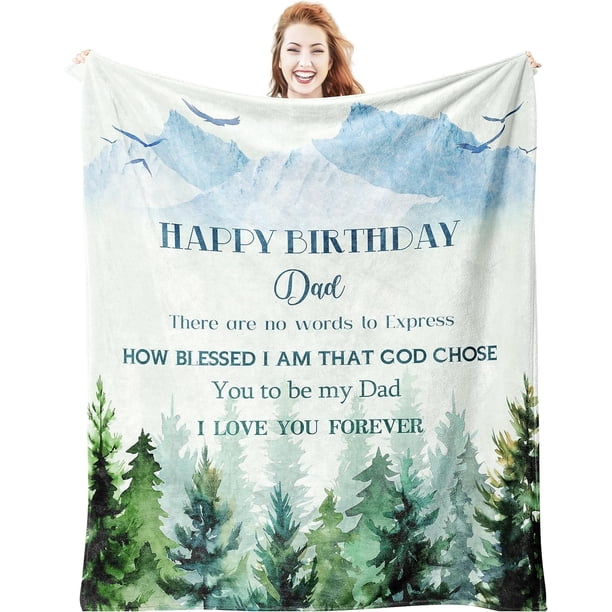 LHSHID Mom Birthday Unique Birthday Gift Blankets Gift Blanket Flannel Soft and Comfortable Anti static Bed Sofa Blanket 50x60in