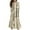 Beige, variant on Abcomgle Girls Maxi Dresses 7-16 A-Line Ruffle Long Sleeve Girls Long Dresses Striped Crew Neck Sundresses Boho Tiered Dresses with Pockets,Beige