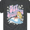 thumbnail image 3 of Disney - Alice In Wonderland - Day Dreaming - Toddler & Youth Short Sleeve Graphic T-Shirt, 3 of 5