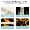 thumbnail image 3 of Unicorn Sunflower Portable Square Jewelry Box Earrings Necklaces Bracelets Organizer for Girls and Women, 3 of 6
