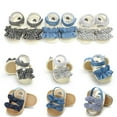 thumbnail image 2 of Seyurigaoka Baby Leisure Toddler Shoes Soft Sole Wave Point Lattice Bow Style Sandals, 2 of 7