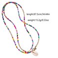 thumbnail image 2 of SIfdSeng Collier Coloré Perlé pour Filles Chaîne de Clavicule Cœur de Papillon Douce et Enfantine, 2 of 3