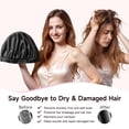 thumbnail image 3 of Gorro de seda Kaome 100% seda morera 22 Momme para mujer, 3 of 9