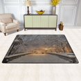 thumbnail image 3 of Non-Slip Area Rug 36"x24" Indoor Washable Floor Mats Carpet Printed for Living Room, Bedroom, Home Decor Snowy City Street, 3 of 7