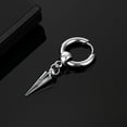 thumbnail image 4 of 1PC Stainless Steel Cross Arrow Earrings For Women Men Cool Punk Jewelry Piercing Circle Ear Buckle Dangle Earring Fashion Gifts, 4 of 10