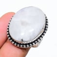 thumbnail image 2 of Natural Rainbow Moonstone Gemstone 925 Sterling Silver Gift Ring Size 8, 2 of 2
