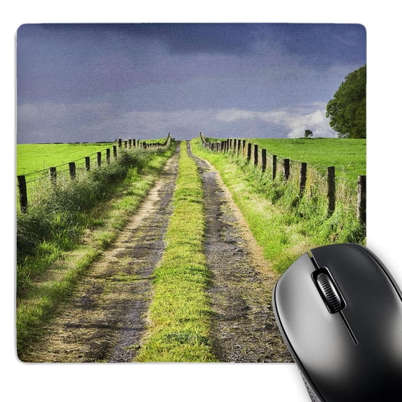 3dRose, Europe, Ireland. Dirt road in County Roscommon. , MousePad