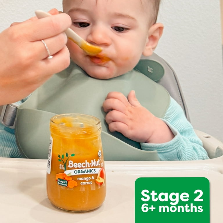 10 pack) Beech-Nut Naturals Stage 2 Mango Apple & Avocado Baby