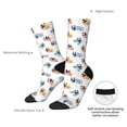 thumbnail image 4 of Fuzoiu Panda And Rainbow Print Athletic Crew Socks for Men & Women,Casual Crew Socks,Above Ankle Crew Socks for Business, Casual, 4 of 6