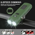 thumbnail image 4 of Minsk 1000 Lumen LED Bicycle Headlamp with Battery Pack, Green, 4 of 6