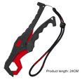 thumbnail image 1 of Pinza De Pesca Agarre de labios de pescado, agarrador de pesca portátil con clip de soporte de cordón (rojo negro) Hugtrwg Para Estrenar, 1 of 8