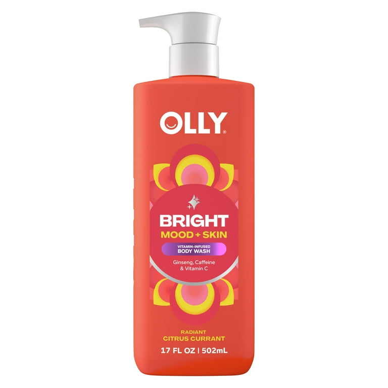 OLLY Vitamins Bright Body Wash Repairs and Brightens Skin 17 oz