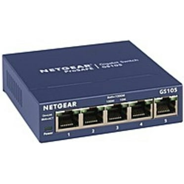 NETGEAR 5 Port Gigabit Ethernet Switch (GS605NA) - Walmart.com