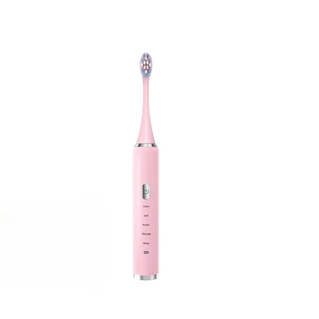 Ohufall Portable Travel Electric Toothbrush For Adults With 5 Replacement Heads Cleaning Electronic Toothbrush Rechargeable Travel Essentials