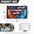 thumbnail image 6 of SEANATIVE American Flag Golf Cart Seat Cover for 2 Seats Summer Golf Cart Rear Seat Cover with 4 Pockets Universal Golf Cart Seat Blanket Abstract Fire Sports Cart Seat Cushion Accessories, 6 of 7