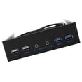 thumbnail image 1 of Panneau avant Hub USB, USB 3.0 + USB 2.0 19 Broches HD Extension Audio Panneau avant, 1 of 8