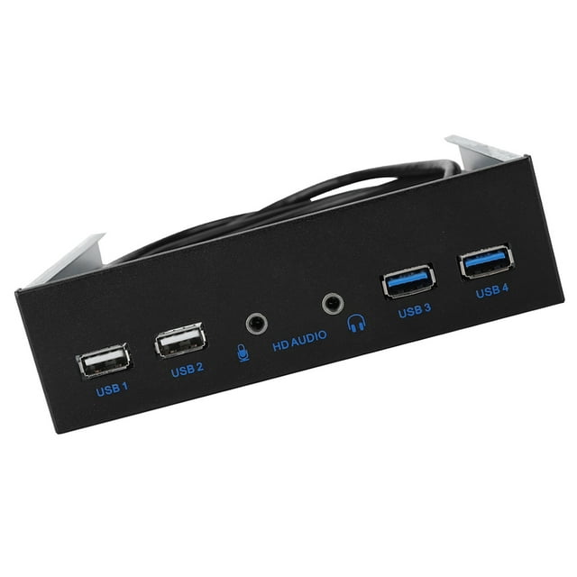 Panneau avant Hub USB, USB 3.0 + USB 2.0 19 Broches HD Extension Audio Panneau avant