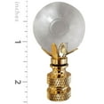 thumbnail image 3 of Royal Designs, Inc. Sun Cut Round Large Lamp Finial, F-2020L-PB-2, Polished Brass, Pack of 2, 3 of 6