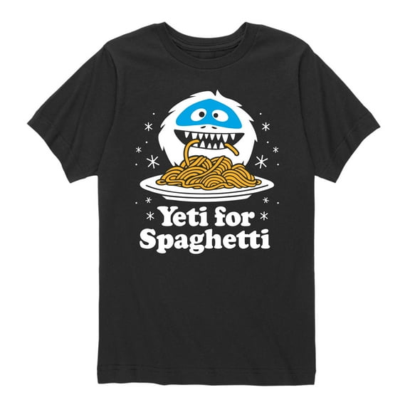 Instant Message - Yeti For Spaghetti - Youth & Toddler Short Sleeve T-Shirt