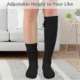 thumbnail image 3 of ExquisiteSlouch Socks for Women, Soft Extra Long Scrunch Knee High Sock,Cotton Knit Socks Fall Winter Boot Socks for Women Girls, One Size, 3 of 5