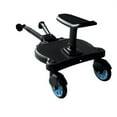 thumbnail image 7 of Universal Stroller Board 2 In 1 Stroller Ride Board Buggy Wheeled Board Seat Pedal Buggy Board with Seat Auxiliary Pedal Adapter Pushchair Connector Anti-Slip, Max Load 55lbs, 7 of 7