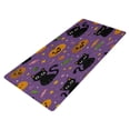 thumbnail image 2 of Leather Keyboard and Mouse Desk Mat Office Desk Accessories Protective Office Desk Decor Desk Pad Mat for Gaming, Work from Home, Office Black Cats and Candy 23.6" x 47.2", 2 of 9