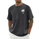 thumbnail image 2 of Men's Hawaii Printed T-Shirt Men's Loose Casual Short Sleeve TopXL, 2 of 4