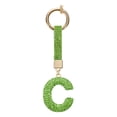 thumbnail image 1 of Uxcell Encanto de Letra C de Alfabeto con Rhinestone para Fabricación de Joyas, Verde Claro, 1 of 6