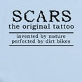 thumbnail image 2 of CafePress - Scars Original Tattoo Dirt Bike Motocross Funny Bo - Baby Light Bodysuit, Size Newborn - 24 Months, 2 of 4