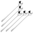 thumbnail image 1 of Miangastore 5 Pcs Coffee Stir Spoon Silver 401 Stainless Steel for Friends in Dessert Shop Use, 1 of 9
