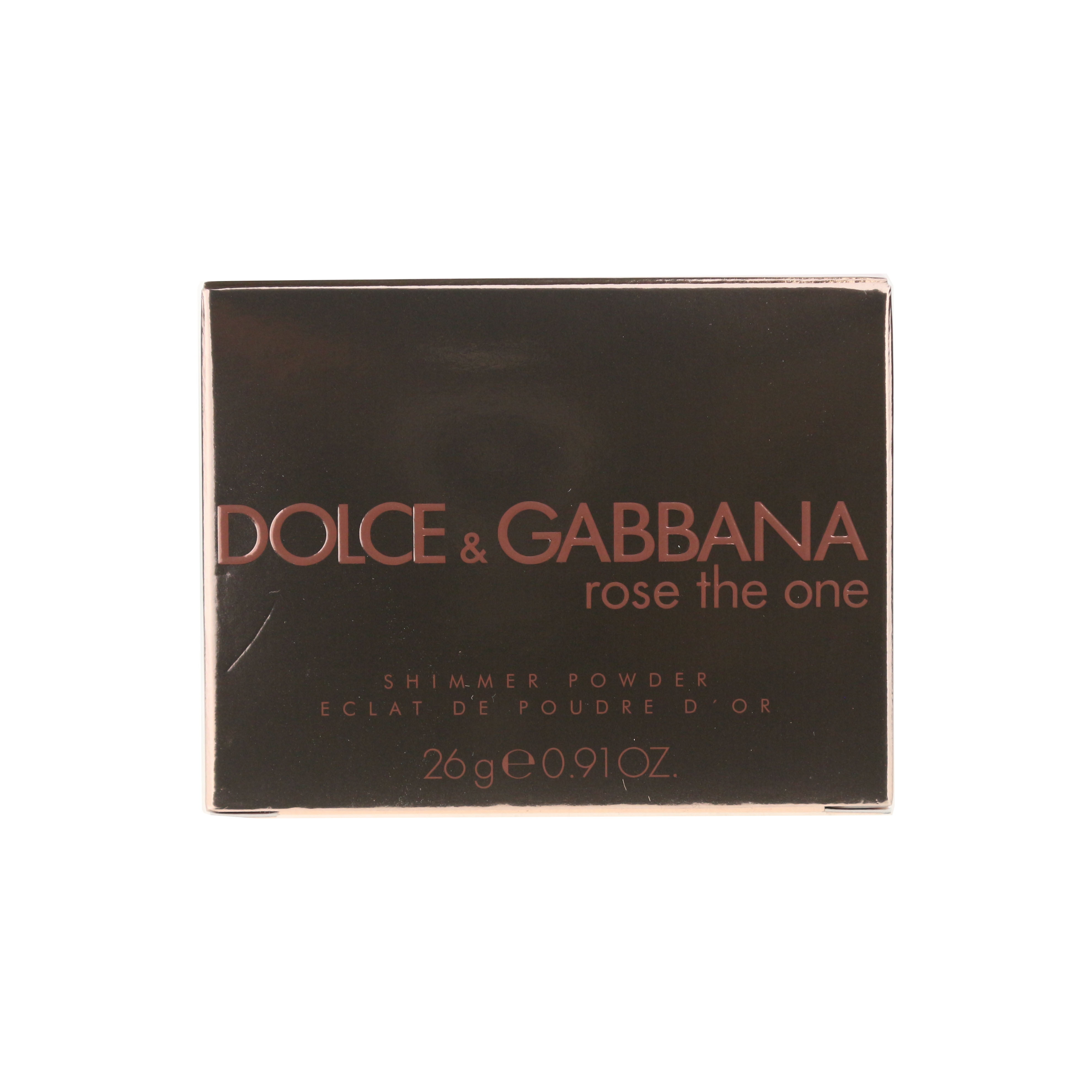 dolce gabbana rose the one shimmer powder
