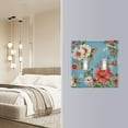 thumbnail image 2 of WOBOGO Red and White Vintage Flowers 2-hole Switch Plates PC Flame Retardant Plastic Material Glossy Finish Smooth Touch 4.56x4.48x0.27in, 2 of 8