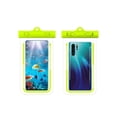 thumbnail image 2 of COFEST Large Transparent Mobile Phone Waterproof Case Diving Swimming Mobile Phone Pouch 30 Meters IPX8 Waterproof Suitable for Mobile Phones Under 7.2 Inches 2pcs Green, 2 of 9