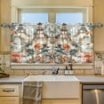 thumbnail image 2 of Yayeee Kitchen Curtains Tier Set of 2 Light Filtering 57"x24" Over Sink Window Panels, Mountain Pattern, 2 of 7