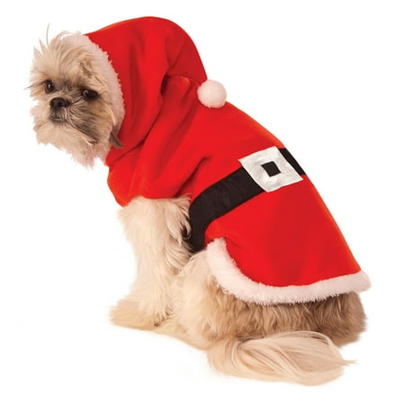 Santa Hoodie Pet Costume - 4 sizes - Christmas Holiday Wear