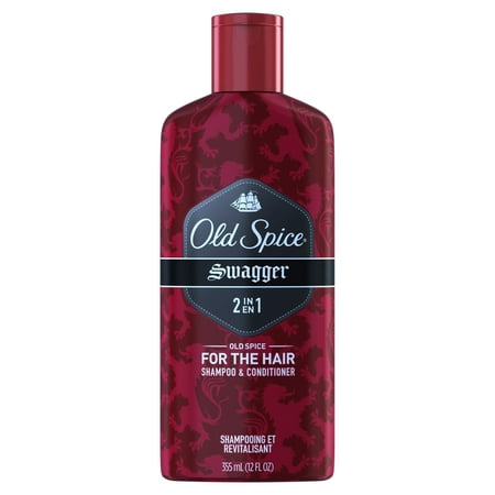 Old Spice Swagger 2in1 Men's Shampoo and Conditioner 12 Fl (Best Way To Style Your Hair Guys)