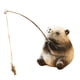 thumbnail image 1 of Bonita figura de animal de pesca, adorno de mesa, artesanía fina, arte creativo Panda, 1 of 9