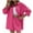 Hot Pink, variant on Scyoekwg Casual 2 Piece Sets For Women Button Long Sleeve Coat Shorts 2 Two Piece Set Matching Outfits Fashion Lounge Set (Beige,S)