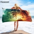 thumbnail image 4 of Funda Art Cobra Kai Temporada 3 No Mercy Toalla de baño Toalla de playa Mujer Estampada Falda larga Bikini envuelto Manta protectora solar, 4 of 5